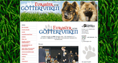 Desktop Screenshot of eurasier-vom-goetterfunken.com